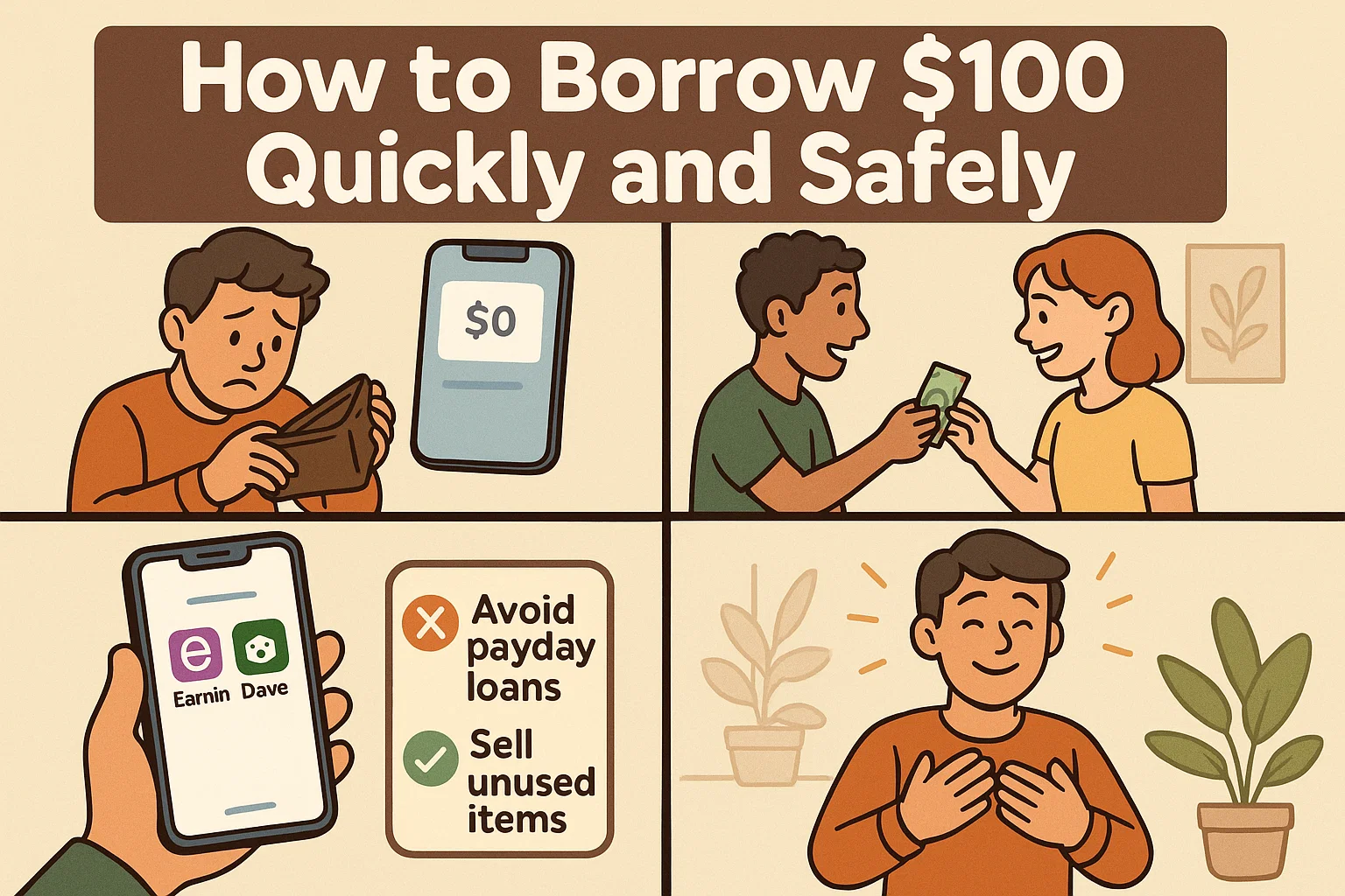 borrow 100 dollars