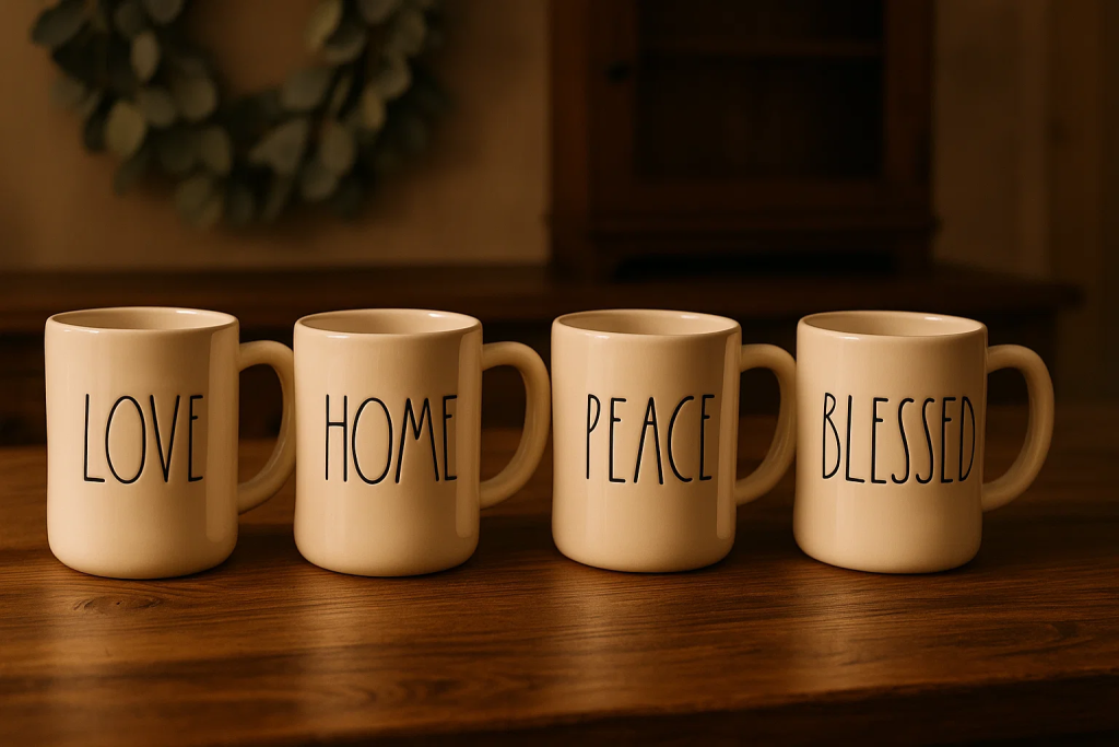 rae dunn mugs