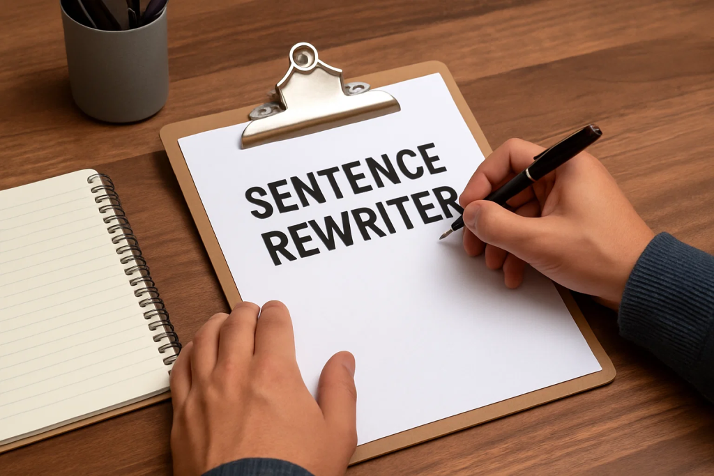 sentence rewriter