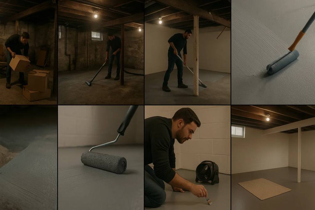 basement floor paint