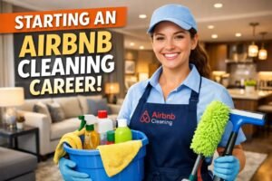 how to become an airbnb cleaner