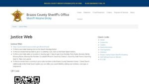 justice web brazos county